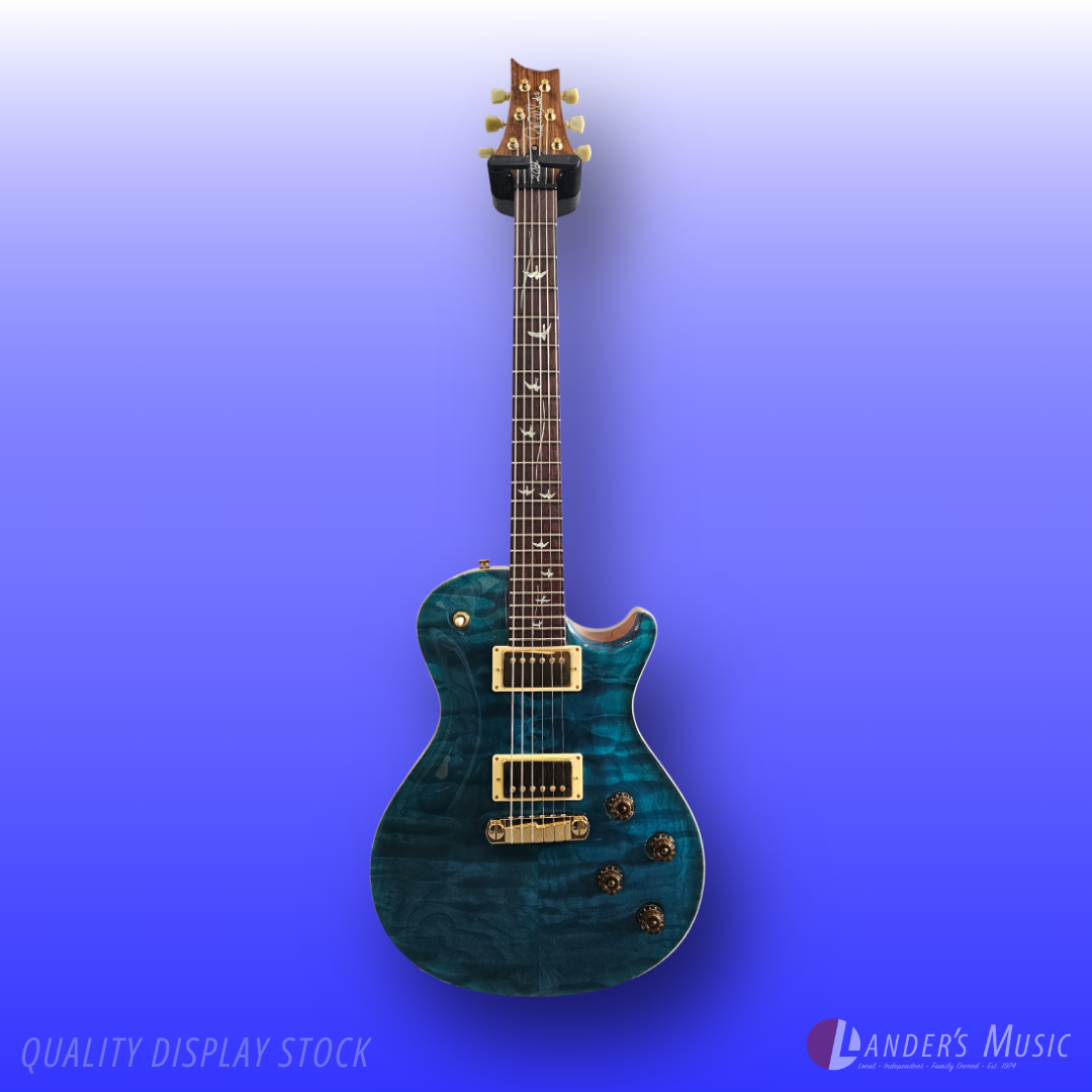 PRS 20th Anniversary Singlecut Blue Matteo Finish Artist Package with Strap and Hard Case