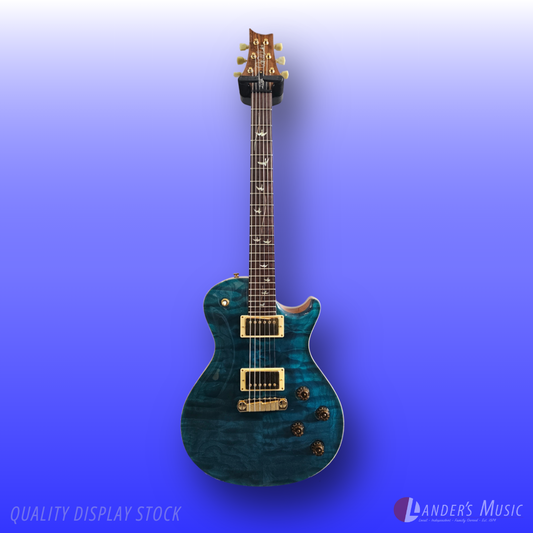 PRS 20th Anniversary Singlecut Blue Matteo Finish Artist Package with Strap and Hard Case