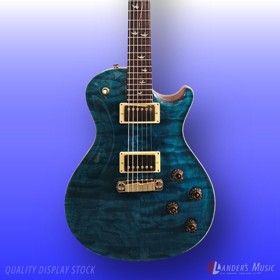 PRS 20th Anniversary Singlecut Blue Matteo Finish Artist Package with Strap and Hard Case