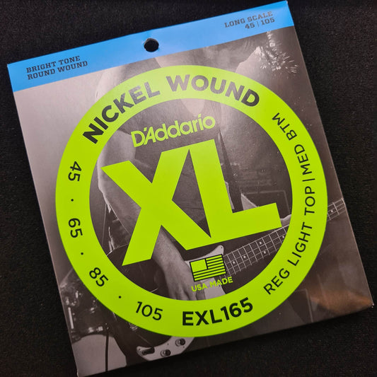 D'addario Bass Nickel Wound 45-105 Strings