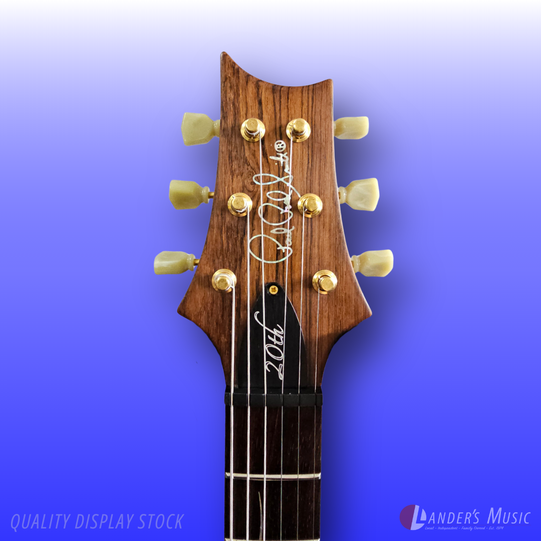 PRS 20th Anniversary Singlecut Blue Matteo Finish Artist Package with Strap and Hard Case