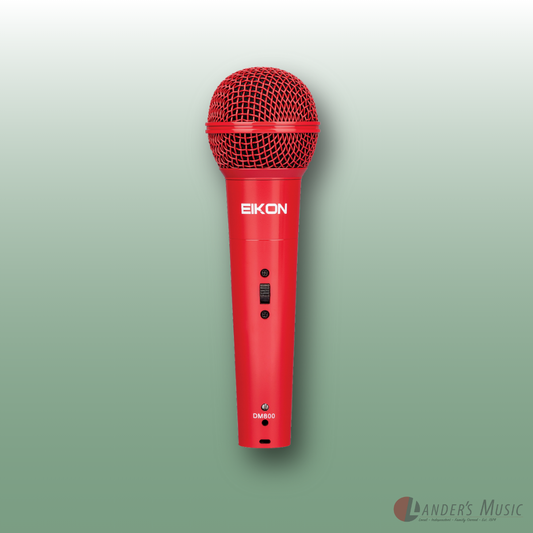 Eikon EDM800 Vocal Dynamic Red Microphone with Cable