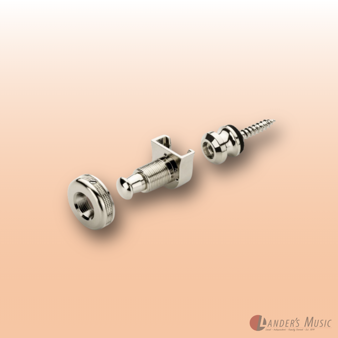 Schaller S-Lock Nickel Guitar Strap Locks