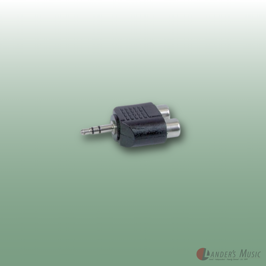 Daichi 3.5mm Stereo Plug To 2x RCA Socket Adaptor