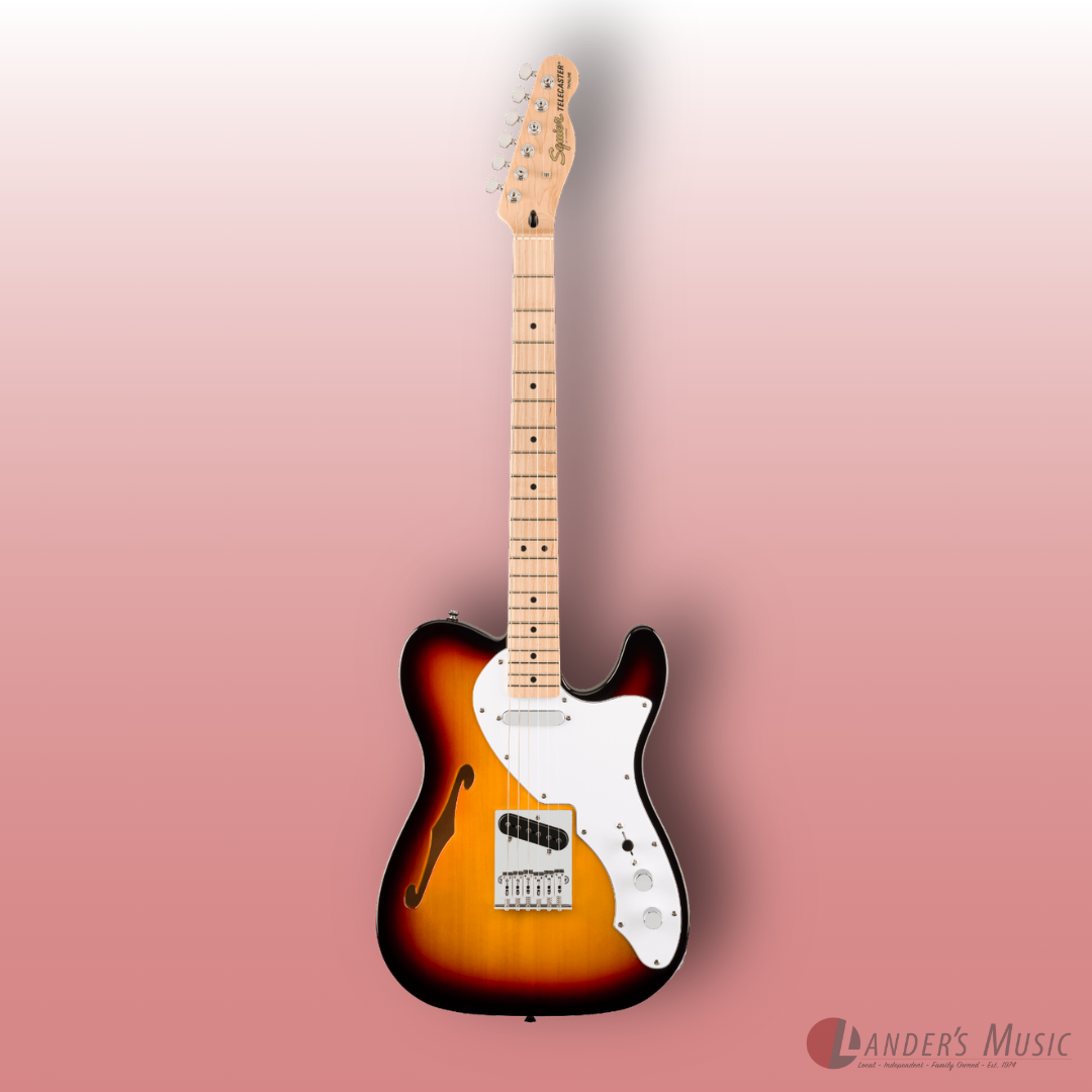 Squier Affinity Series Thinline 3-Color Sunburst Telecaster
