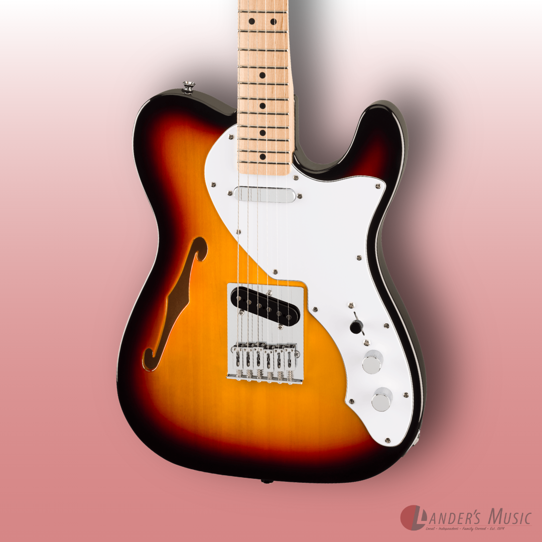 Squier Affinity Series Thinline 3-Color Sunburst Telecaster