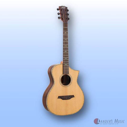Bromo Rocky Mountain Series BAR5CE Electric/Acoustic Guitar with Deluxe Case
