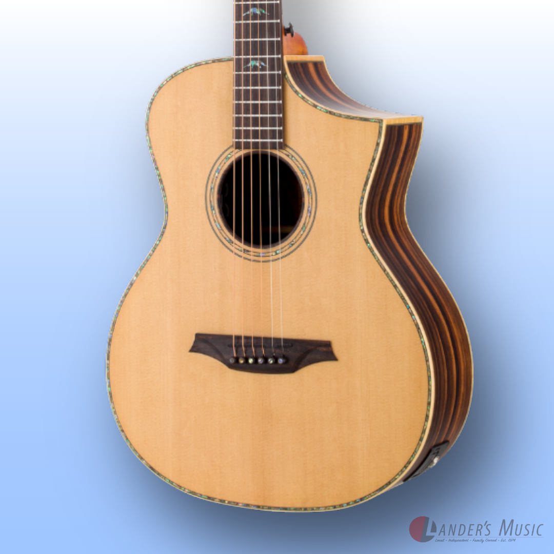 Bromo Rocky Mountain Series BAR5CE Electric/Acoustic Guitar with Deluxe Case