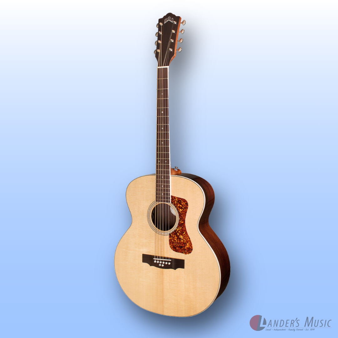 Guild Westerly Collection BT-258E Deluxe Baritone 8 String Acoustic/Electric Guitar With Deluxe Bag