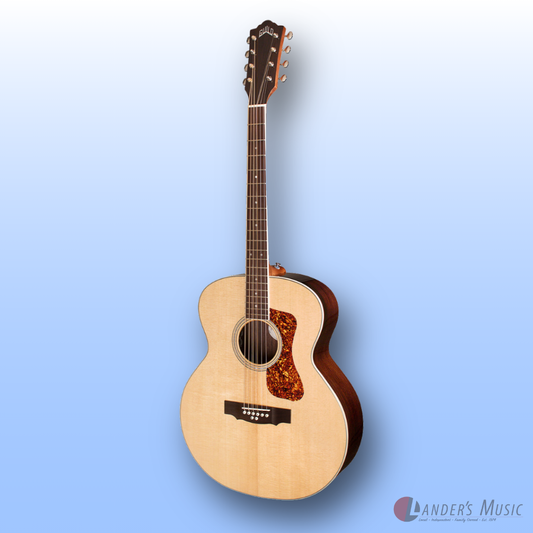Guild Westerly Collection BT-258E Deluxe Baritone 8 String Acoustic/Electric Guitar With Deluxe Bag