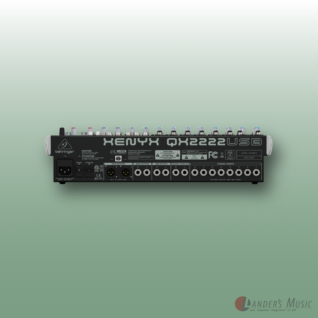 Behringer XENYX QX2222USB Mixer