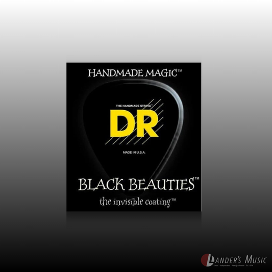 Dr Black Beauties 11-50 Black Coloured Electric Guitar String Set