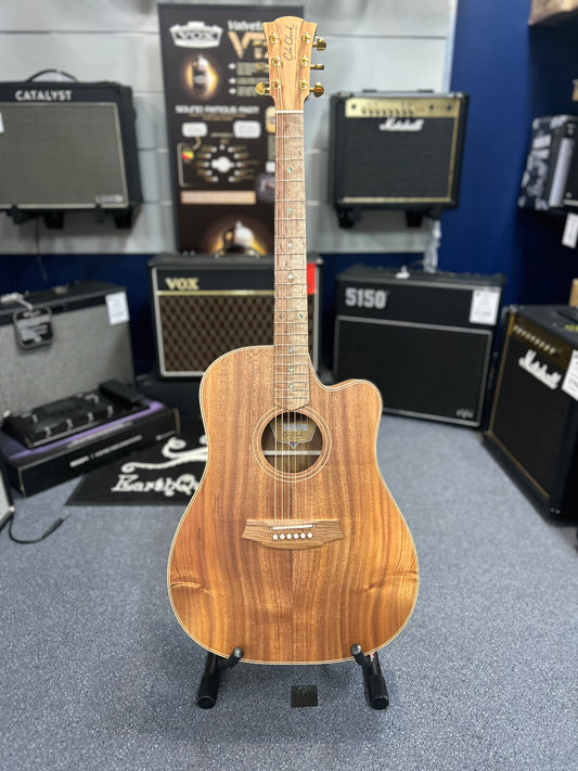 Cole Clark Fat Lady II Blackwood Electric/Acoustic Guitar with Case