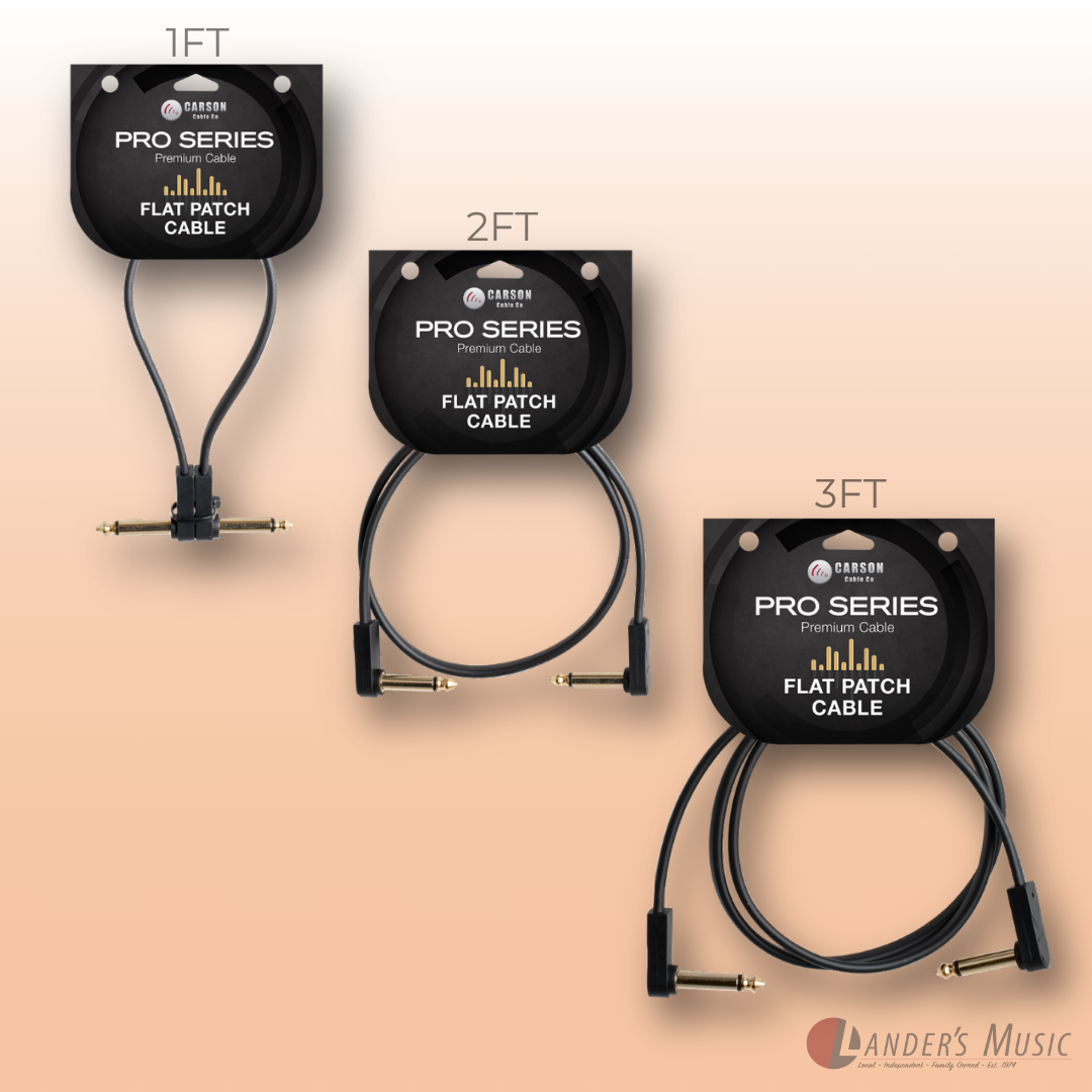 Carson Pro Flat Patch Cables