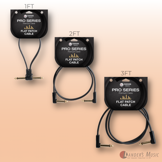 Carson Pro Flat Patch Cables