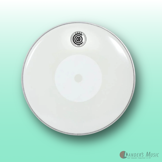 Code TRS 14" Smooth White Twin 7.5-mil Snare Head
