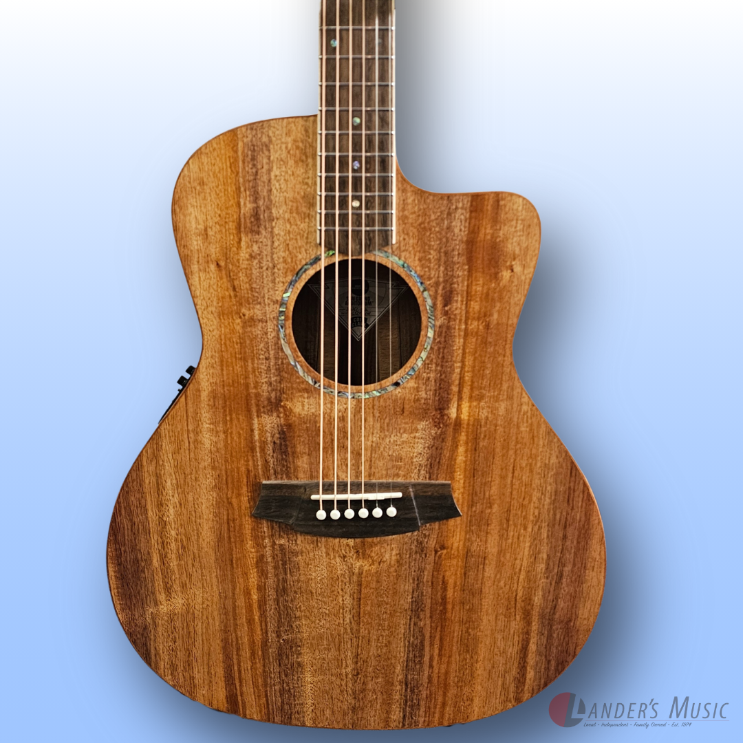 Cole Clark Studio Angel 1 Blackwood Electric/Acoustic Guitar with Case