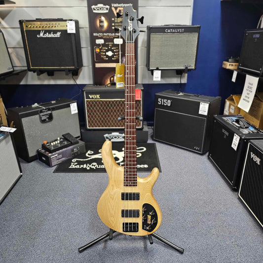 Cort Action Deluxe AS Open Pore Natural Bass Guitar