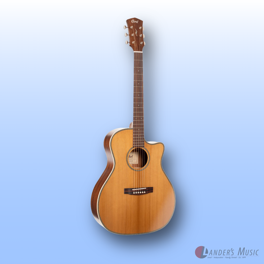 Cort Essence Series GA4 Natural Semi Gloss Grand Auditorium Acoustic Guitar