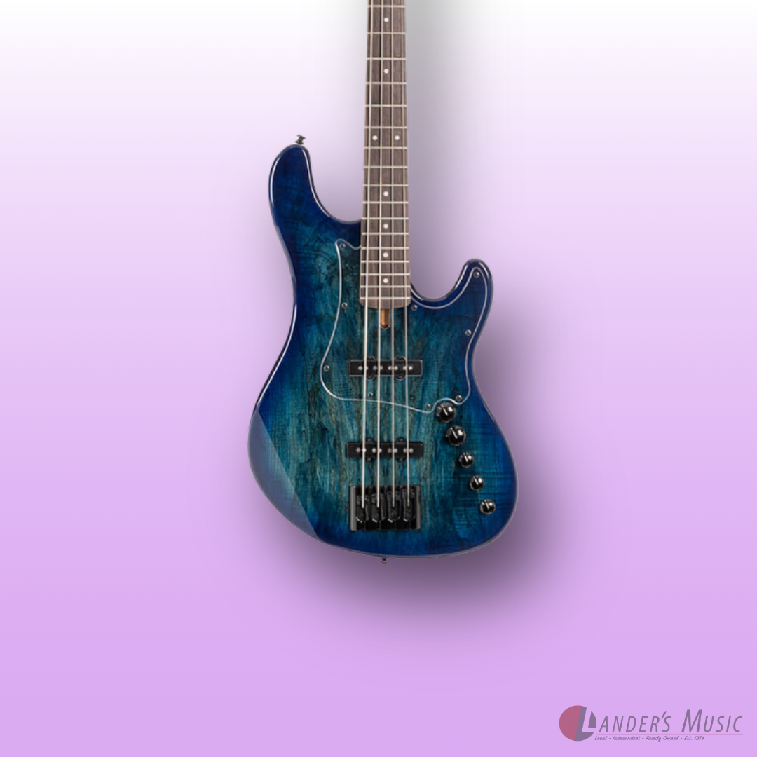 Cort GB-Fusion 4 Blue Burst Bass Guitar with Gig Bag