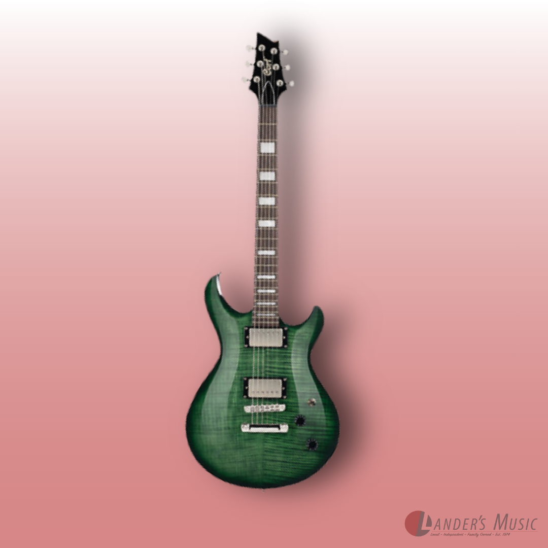 Cort M600 Transparent Green Burst Electric Guitar