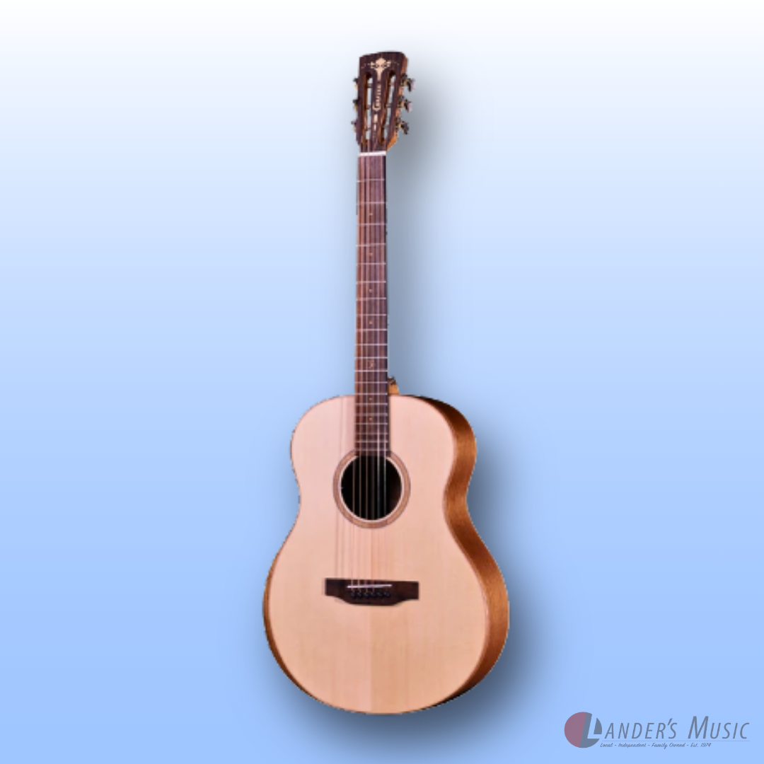 Crafter Grand Mino/Mahogany Electric/Acoustic Guitar with Deluxe Gig Bag