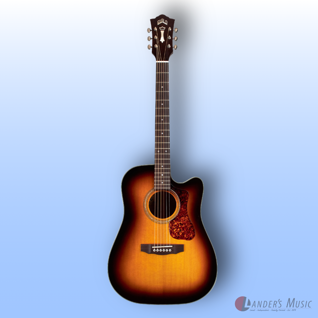 Guild Westerly Collection D-140CE Antique Burst With Deluxe Bag