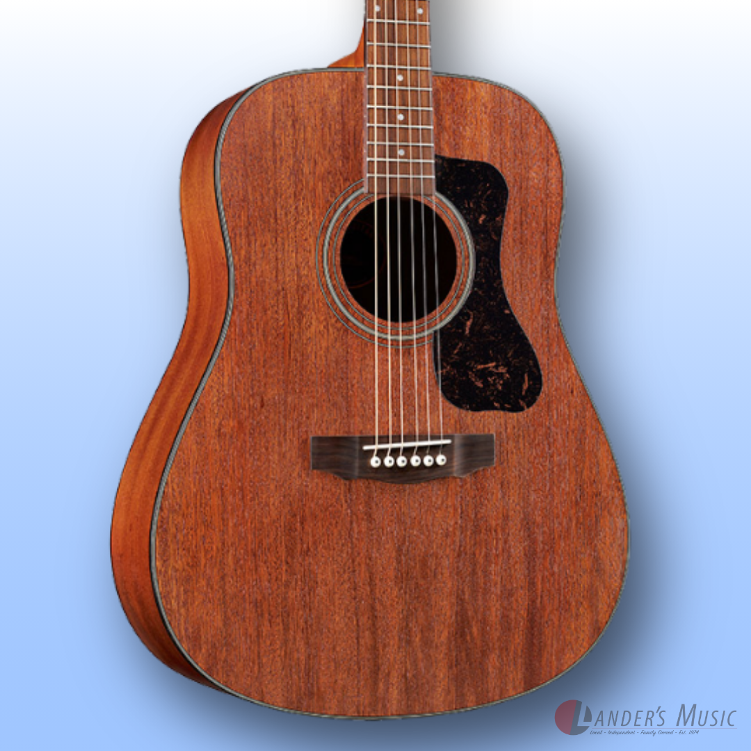 Guild Westerly Collection D-320 Natural Acoustic Guitar With Deluxe Bag