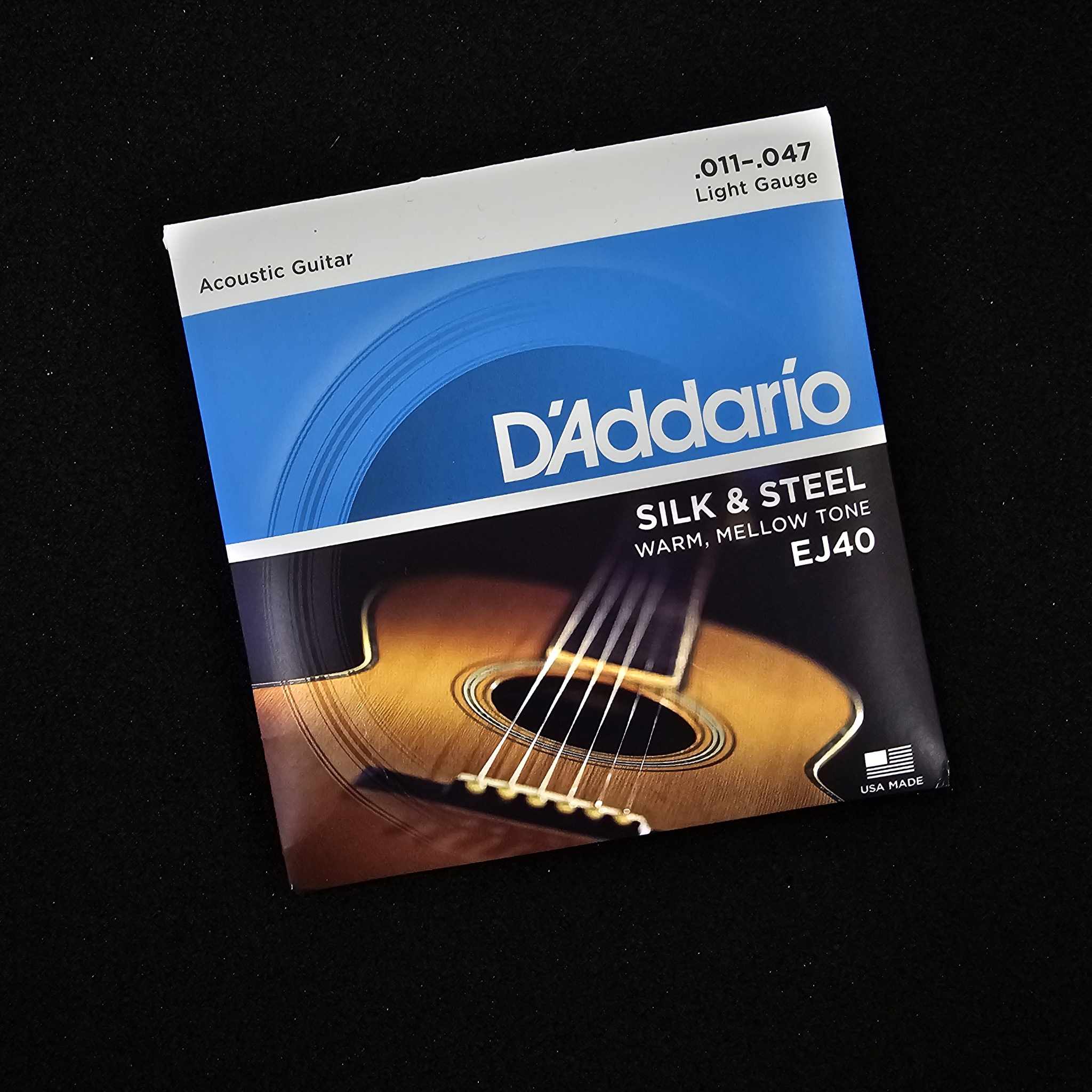 D'Addario 11-47 Silk and Steel Acoustic Strings – Lander's Music Store