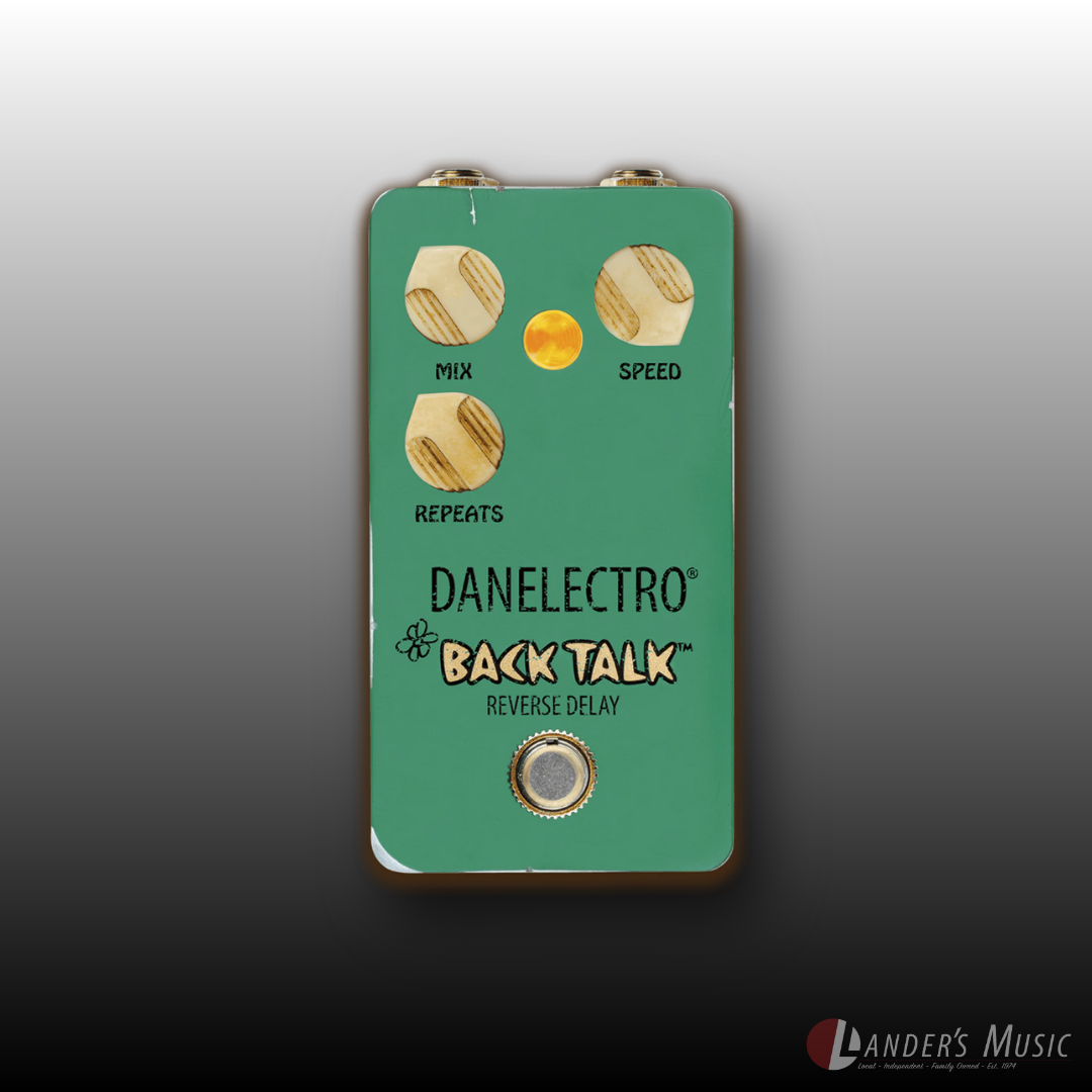 danelectro delay pedal Danelectro Back Talk Reverse Delay Pedal – Lander's Music Store