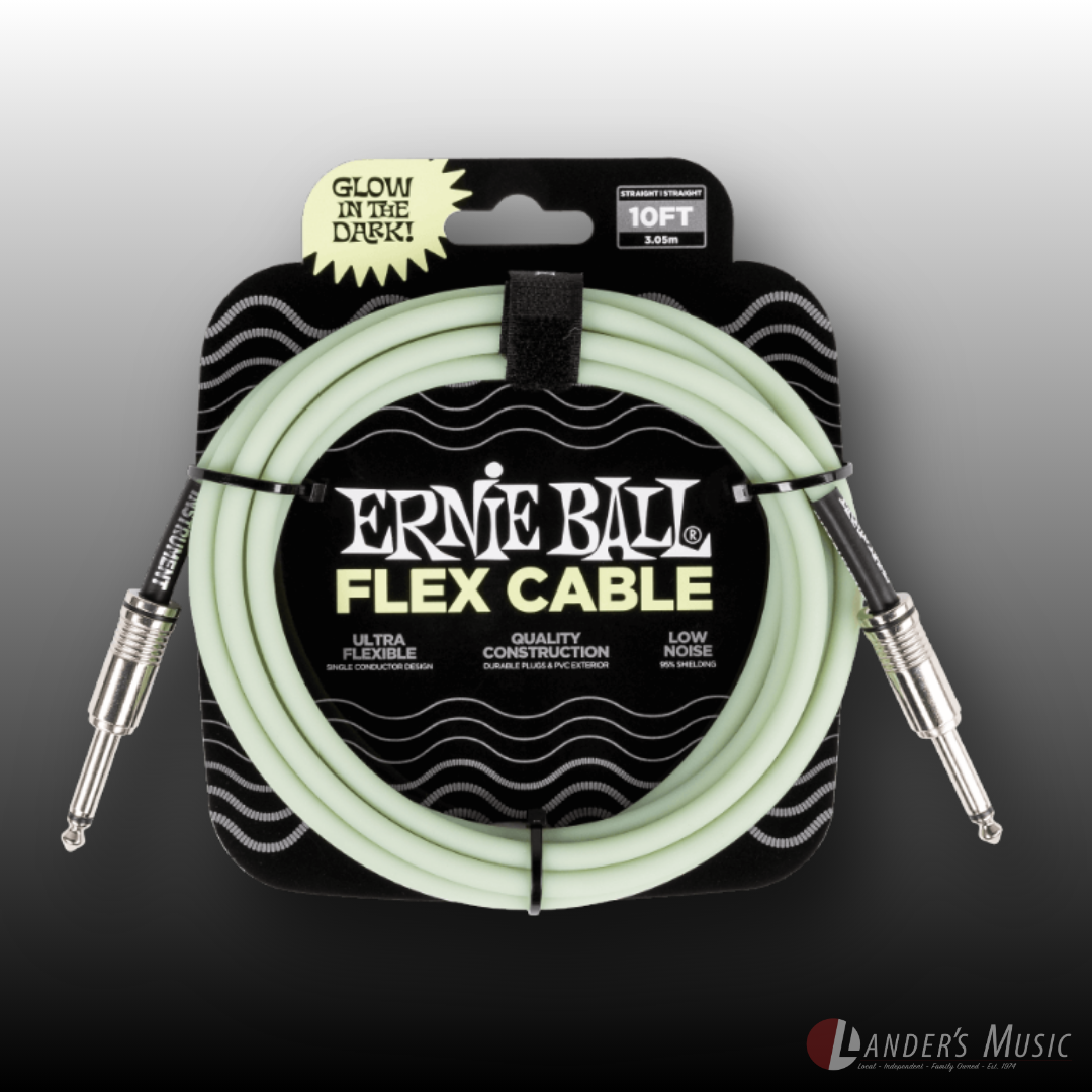 Ernie Ball Flex Straight/Straight 10ft Instrument Cable