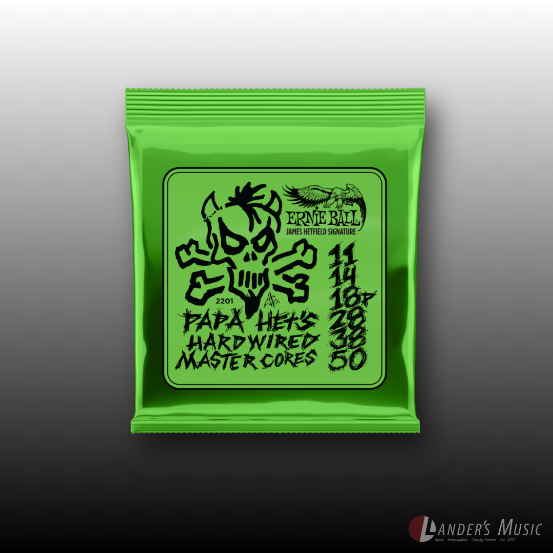 Ernie Ball Papa Hets Hardwired Master Cores Signature Strings 11-50 Gauge