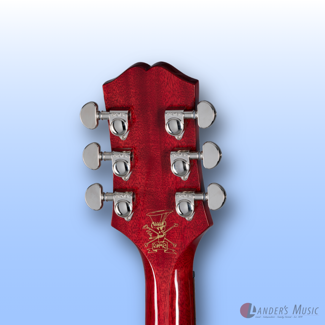 Epiphone Slash Signature Model J45 Vermillion Burst Electric/Acoustic Guitar with Hard Case