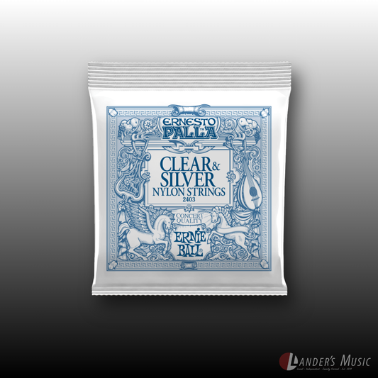 Ernie Ball Ernesto Palla Clear and Silver