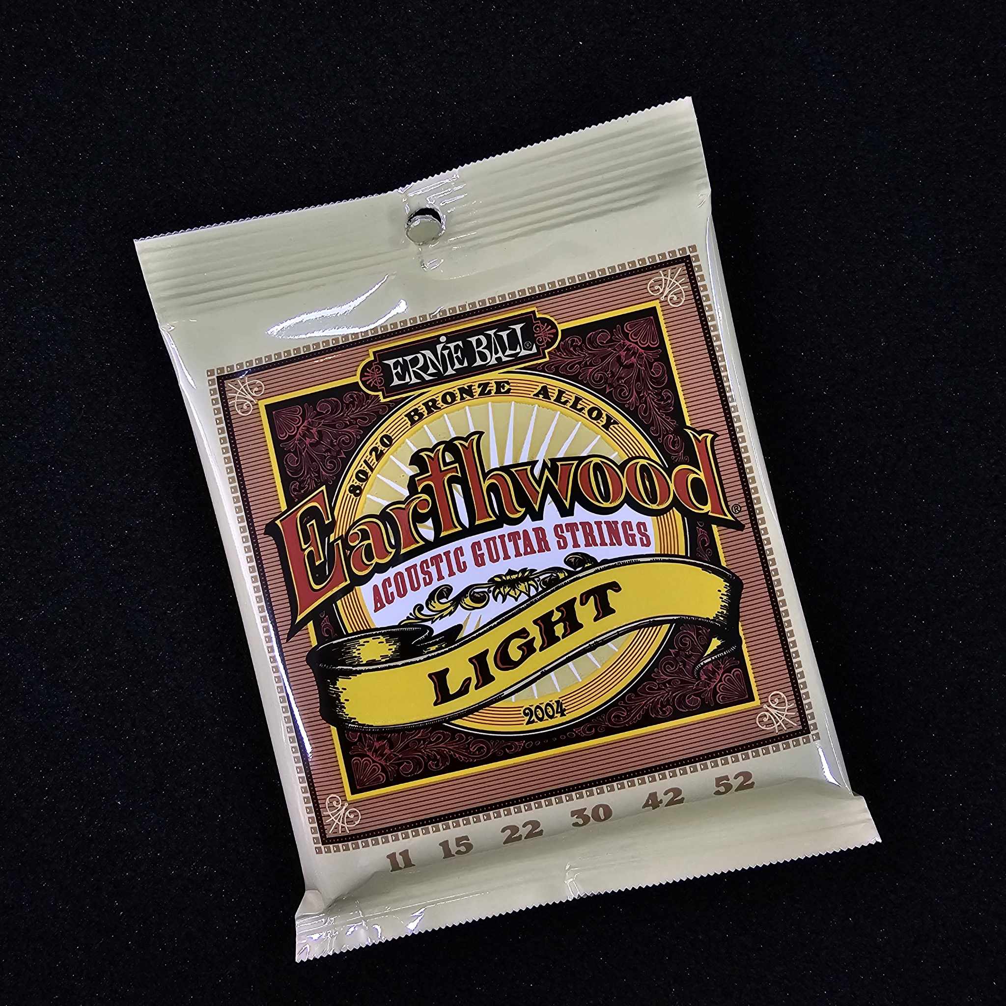 3 Jeux De Cordes Guitare Acoustique Ernie Ball Earthwood - Phosphore Bronze 12-54, Medium Light