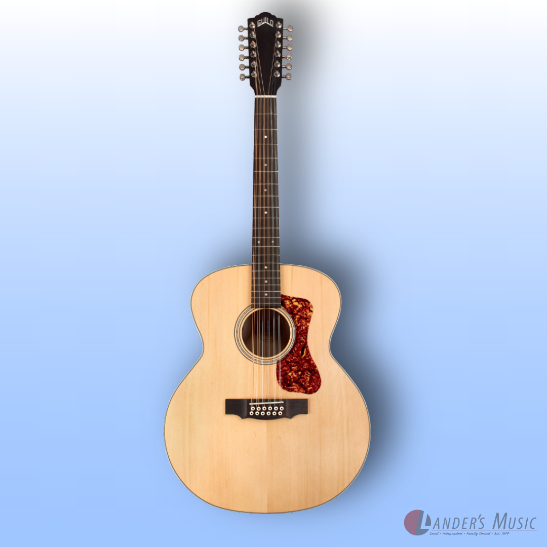 Guild Westerly Collection F-2512E Maple 12-String Electric/Acoustic Guitar With Deluxe Bag