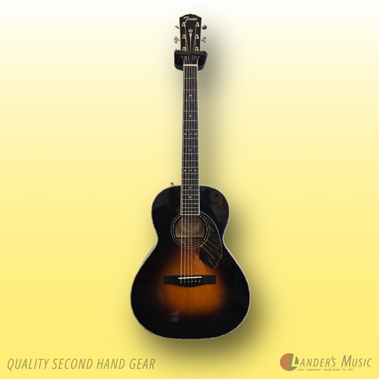 Second Hand - Fender Paramount PS-220E Parlor Acoustic Guitar with Hard Case