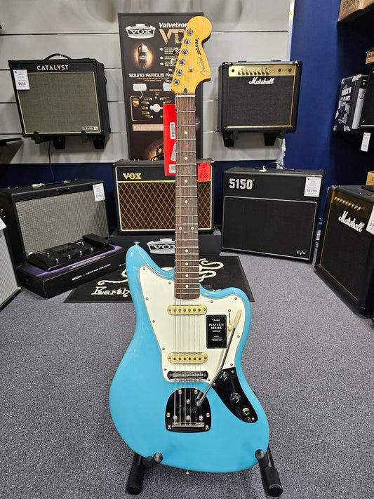 Fender Player II Series Aquatone Blue Jaguar Electric Guitar