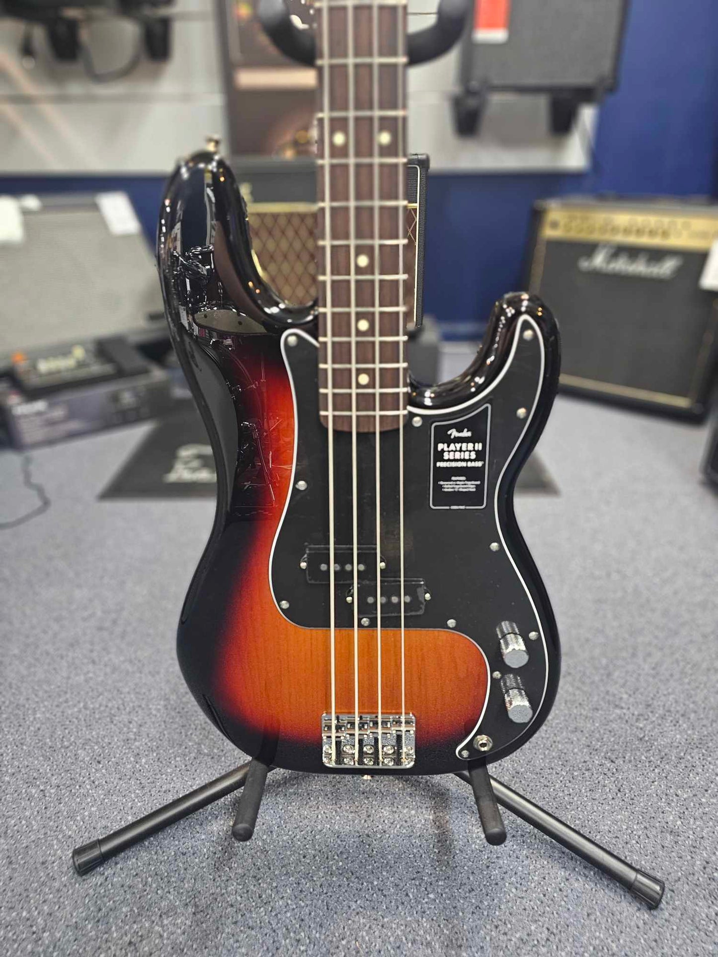 Fender Player II Series 3-Tone Sunburst Precision Bass Guitar