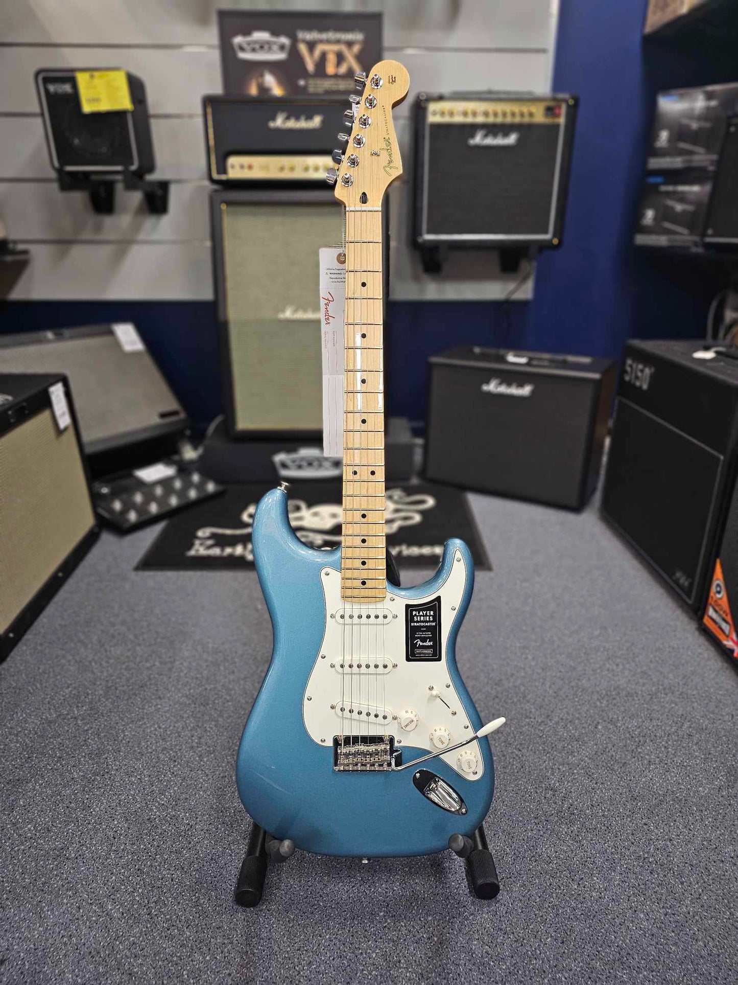 Fender Vintera II Series Lake Placid Blue Stratocaster Electric Guitar