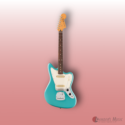 Fender Player II Series Aquatone Blue Jaguar Electric Guitar