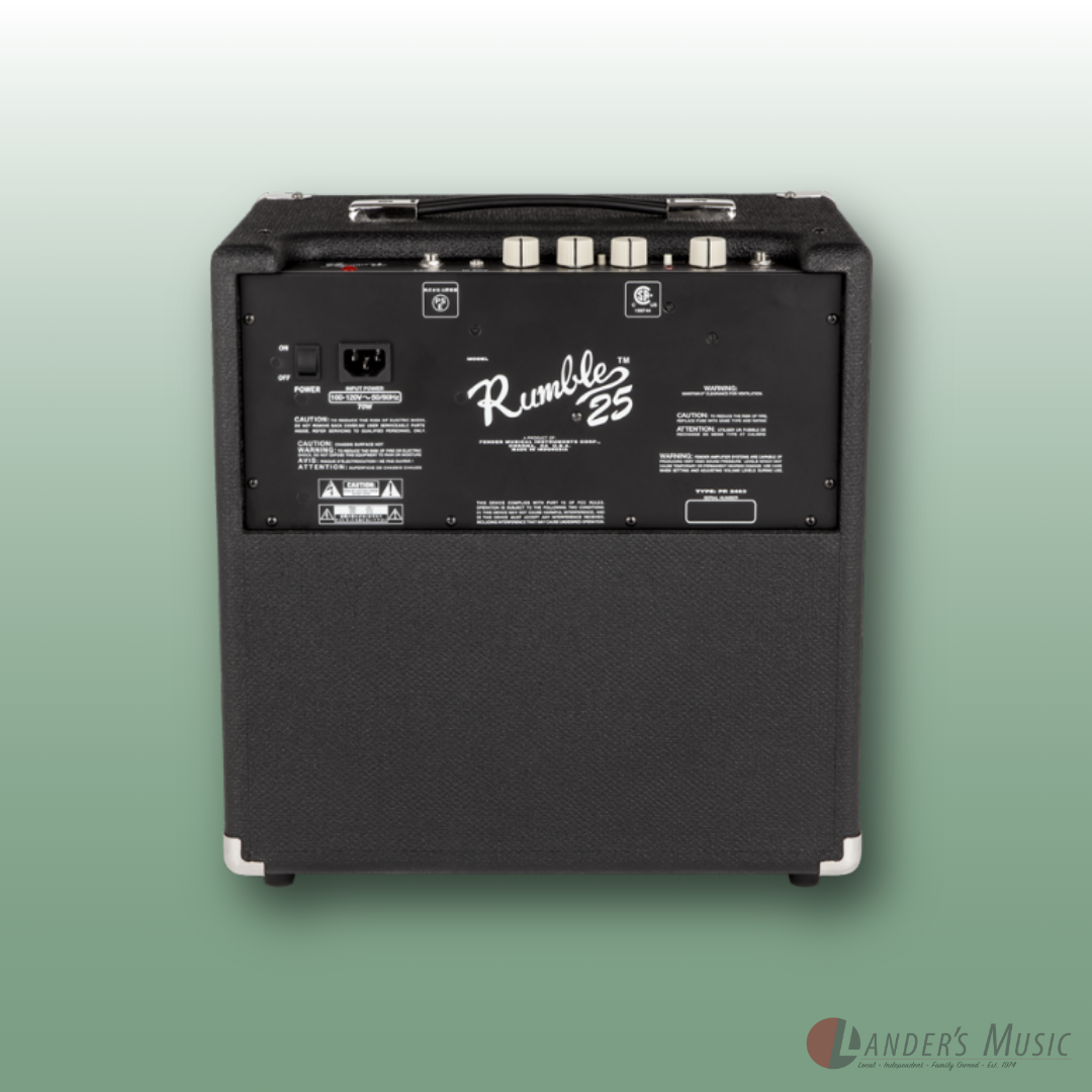 Fender Rumble 25 V3 Combo Bass Amplifier
