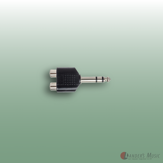 Hosa Tech Dual RCA to 1/4 in TRS Adaptor