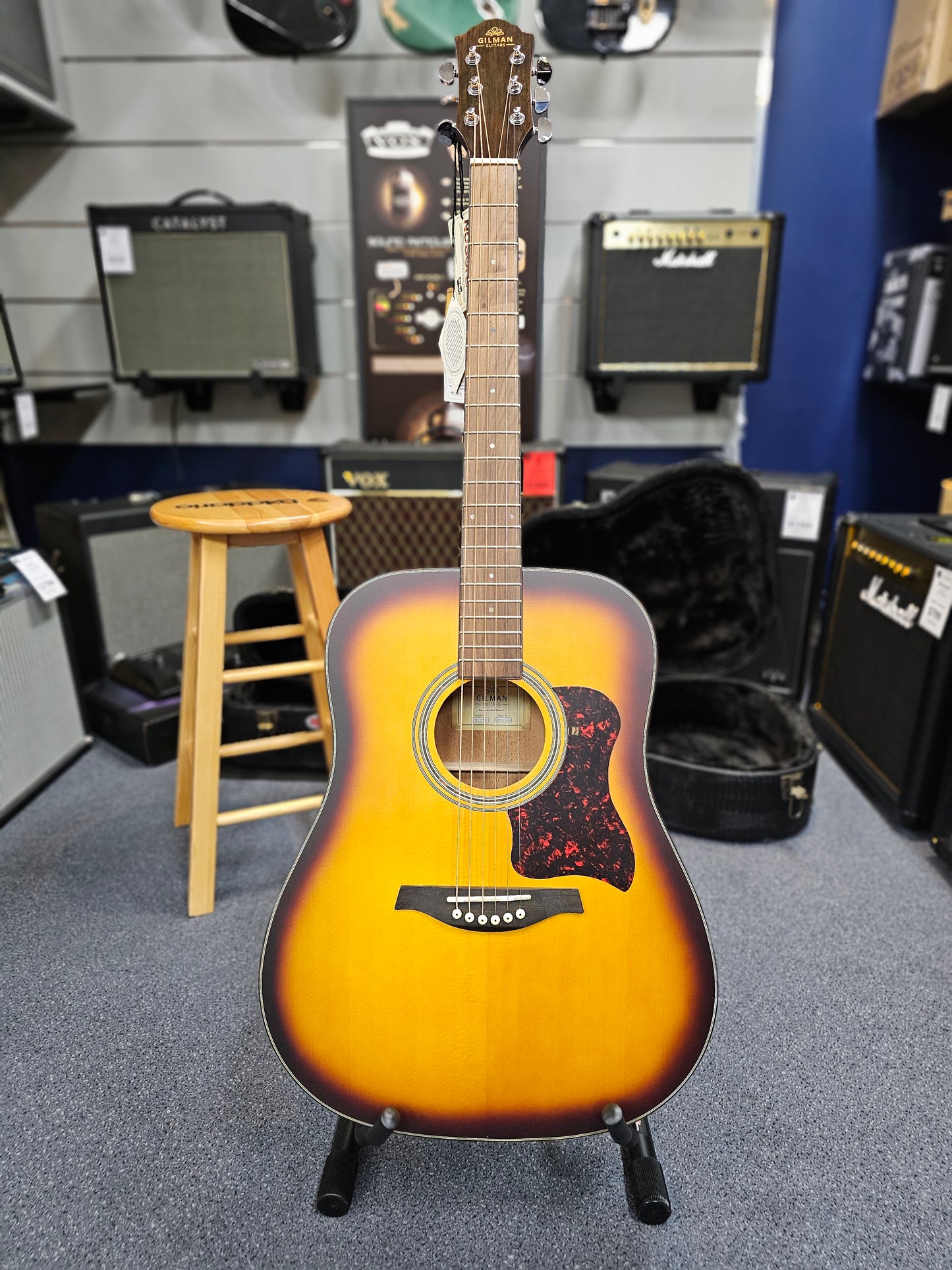 Gilman GD10TS in Tobacco Sunburst Acoustic Guitar