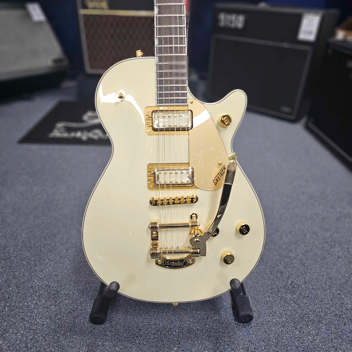 Gretsch Electromatic Pristine LTD Jet White Gold Electric Guitar