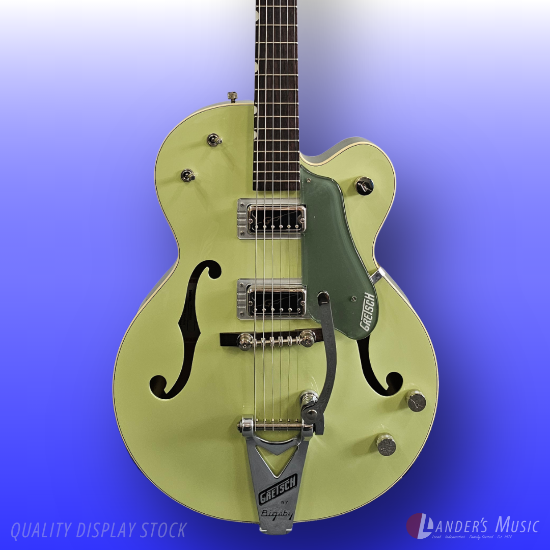 Gretsch G6118T-60 Vintage Select Edition '60 Anniversary in 2-Tone Smoke Green with Deluxe Hard Case