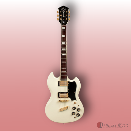 Guild Polara Kim Thayil Signature Vintage White Electric Guitar