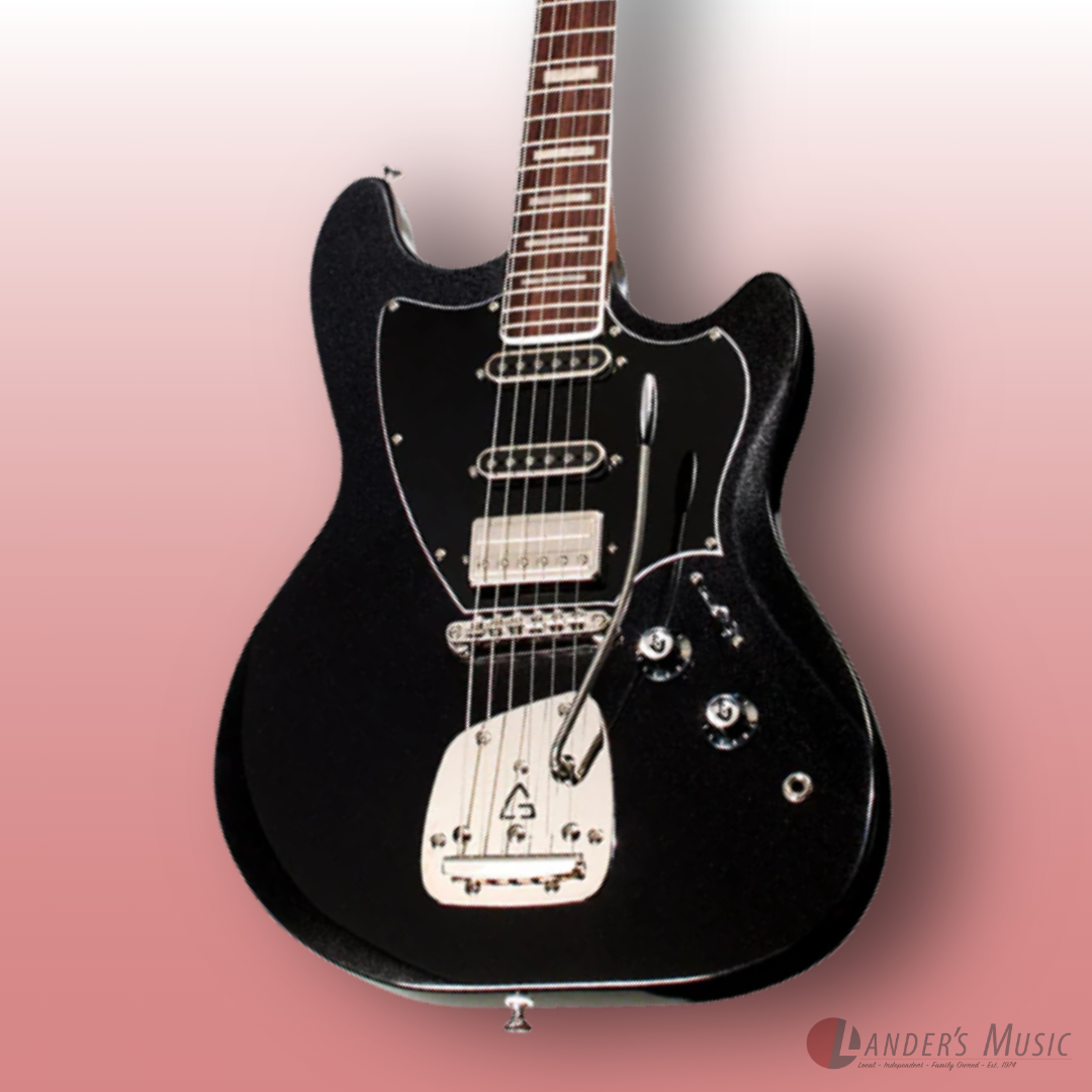 Guild Surfliner Deluxe Black Metallic Electric Guitar