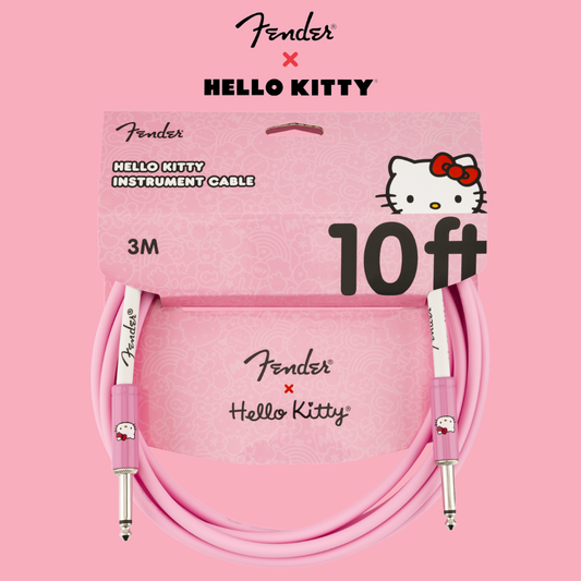 Fender Hello Kitty 10'/ 3m Instrument Cable