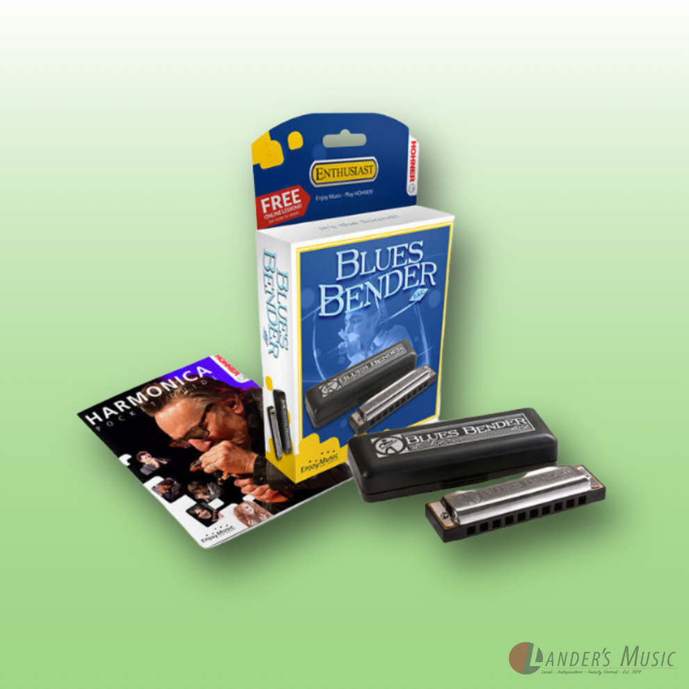 Harmonica Hohner Blues Bender M586BX En Clé De Do - Diatonique, 3 Octaves, Peigne Plastique, Anches 0.9 Mm - Pour Débutants Et Joueurs De Blues